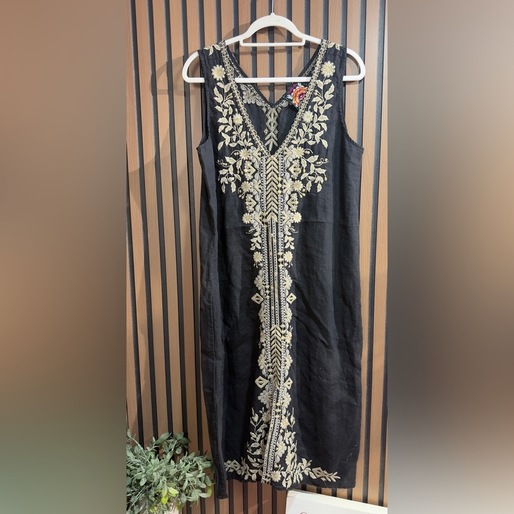 Johnny Was embroidered kaftan dress Sz PM‎